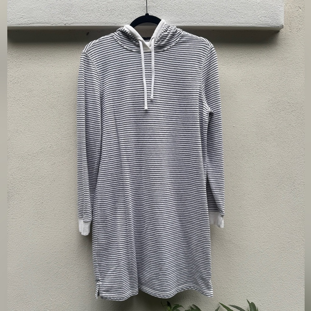 Vineyard Vines Striped Hoodie Sweatshirt Dress